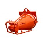 Beco beton(stort)kubel 300 liter origineel liggend, onderlossend, eigengewicht van 115 kilogram en een maximale massa last van 835 kilogram