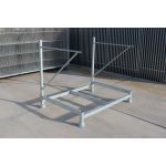 Laadplatform Dranghekken | (LxBxH) mm: 1005 x 1500 x 1230 | 40 Kg | Thermisch verzinkt - JSK Handelsonderneming