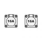 Veiligheidstrafo 42V in kast Pyramide 120VA 107165