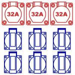 Volrubber verdeelkast / zwerfkast Omega KE101N 107649