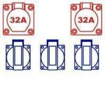 Verdeelkast plaatstaal type KERAF KEM  63 Amp. 104506