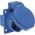 Contactdozen IP 54 voor haspels en kasten blauw 601.150-3 - JSK Handelsonderneming