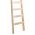 Houten (Bouw)ladder enkel 16 sports met anti-doorzaagstrip 4,50 m - 203216 - JSK Handelsonderneming