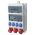 VOTHA® wandverdeler - 1x CEE 32A 400V~2x Contactdoos 230V~ "WORMS" 062.102.1011
