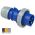 CEE-stekker IP67, 3-polig, 230 Volt, 6h, blauw - 630.1326