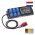 Volrubber verdeelbox "GOTHA"-2 m voedingskabel H07RN-F 5G2.5 mm² + CEE-stekker 16A, 5-polig, 400V, 6h-6 x Schuko wandcontactdozen 230V -> 3 x automaat 1P+N C16A-1 x Aardlekschakelaar 40A 4-polig 0,03 A over alle uitgangen