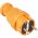 SIROX® volrubber stekker 250 Volt, oranje, 10 stuks - 801.400.08 - JSK Handelsonderneming