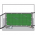 Bouwhek winddoek 176 cm x 341 cm, 150 (gr/m2), rondom gestikte zoom met extra bandversterking van geweven PE - JSK Handelsonderneming