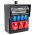 Wandverdeler bedraad Rubber 203mm 32A | 1x 32A 5p 400V | 2x 16A 5p 400V | 4x randaarde-contactdoos 230V | "Waldeck" 032.124.1120-1  - JSK Handelsonderneming