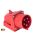 525-6RV CEE opbouw toestelcontactdoos 32A 5p 400V 6h rood-rood IP44 tcd | 9003399061097 | 127086/605.256