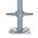 Verstelbare Voetspindel 60 cm | Base jack adjustable hollow galvanised 60 cm | 002.260.5080 - JSK Handelsonderneming