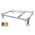 Plettac Assco Stapelpallet 125x85x90cm met losse staanders | Voorzien van 4 hijsogen | Warm verzinkt | 5FSOG11500 - JSK Handelsonderneming