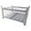 Magazijnbak gaaspallet 120x100x60cm | Vaste constructie | stapelbaar 4 wanden | 1200x1000x600mm | Max. heflast 2000 kg - JSK Handelsonderneming