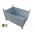 Stapelbak 1250x 850x860 mm verzinkt model Plettac Assco - geheel thermisch verzinkt - Max. hijslast 2.000 kilogram - Altrad Benelux n.v. - 1258586