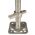 Regelbare voetspindel voor metserstelling | Base jack adjustable hollow galvanised 600mm | MS-801001 - JSK Handelsonderneming