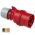 015-6 CEE Stekker 5-polig, 16A ,400V (50+60 Hz) Rood, 6h IP44 SHARK / CEE-plug 16A 5p 6h IP44 SHARK - 630.156/102205