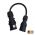 CEE CEE Adapter Starkstrom 32A Stecker 5p auf 16A Kupplung 5p - Black Edition - JSK Handelsonderneming