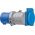 1080990 Brennenstuhl adapter met randaarde "230V/CEE 16A IP44", grijs blauw - JSK Handelsonderneming