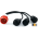 165162/3 CEE-adapter starkstrom16A 5p stekker naar 3x 230V 2p koppeling 16A - JSK Handelsonderneming