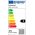 InnoGreen® LED straler CUBIC 2.0 PRIMELine MID-POWER 15 Watt zwart warm wit 830 4000K 1560 Lumen | 555.3151.01 EAN: 4250716379587
