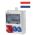 Wandverdeelkast WORMS - bedraad met 1x CEE 32A, 2x WCD'S 230V, VOTHA NL62.102.1010, EAN: 4068773501496