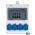 WORMS wandverdeler SIEMENS REG - bedraad met 4x Schuko wandcontactdozen 230V -> 4 C16 A 1-polig - 062.004.0040-SI