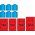 VOTHA WIESBADEN wandverdeler - onbedraad zonder automaten met 1x CEE 32A, 3x CEE 16A, 6x WCD'S 230V -  083.136.0000-V - EAN: 4028232140147