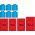 VOTHA WIESBADEN wandverdeler - bedraad met 1x 32A, 3x CEE 16A, 6x WCD'S 230V en aardlekschakelaar 63 A 0,03 A (4P) - 083.136.1130-1 - EAN: 4028232266496
