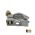 Bouwlamp buiskoppeling 48mm zonder moer | Verankerings-koppeling zonder bout | Halve draaiklem met boutsluiting 48,3 mm
