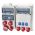 VOTHA® wandverdeler - bedraad "WETZLAR 3x CEE contactdoos 32 A 400 V -> 3 C16 A 3-polig 3x CEE contactdoos 16 A 400 V -> 3 C16 A 3-polig  3x Schuko wandcontactdozen 230 V -> 3 C16 A 1-polig  1x CEE contactdoos 63 A 400V  -> 1 Neoxed 63 A 1x Aardlekschakelaar 63 A, 400 V~ 4-polig, 0,03 A via CEE 32 A, 16 A en stopcontacten 230 V~ 1x M 40 kabelwartel  boven (met blindwartel M 40 onder) 058.333.3330-1-SI