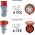 CEE Verloop Adapter 32A stekker naar 16A koppeling met LS-schakelaar C16, 3-fasen, 380-415V, 5-polig, H07RN-F 5G 2,5 mm² kabel, IP44 waterdicht (32-MCB-16), gezekerd 325165