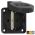PCE 105-0s Inbouw contactdoos IP 54 zwart, flensmaat: 50 x 50 mm, incl. dunne flensdichting, afstand tussen de bevestigingsgaten: 38 x 38 mm, 601.050 zwart