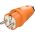 SIROX stekker 2-polig, Oranje met polyamide inlegstuk, 802.401.17, EAN: 4028232456194