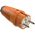 Taurus2 rubber plug nat IP54 (orange/black), 0511-os - EAN: 4028232456194 - 802.401.17