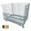 Gaasbak palletkooi inklapbaar - 100x80x85cm - stapelbaar (20 cm) - 1 klapraam op de lange zijde - max. heflast/draaglast 1000 kg - eigen gewicht 50 kg