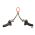 Ketting tweesprong met Stelcon plaathaken WLL 2T | geleverd met testcertificaat | set 2