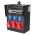 Rubber wandverdeler - bedraad "WALDECK" 1x 32A 5-polig 400V 2x 16A 5-polig 400V 3x randaarde-contactdoos 230V - 032.123.1131