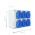 Stopcontactverdeler 230V - 6x Schuko 230V stopcontacten in een opbouwverdeelkast IP44 voor gebruik binnen/buiten Ideaal voor werkplaats, garage of fabriek. 1446.6x230V