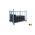 Stapelrek voor 25 bouwhekvoeten | Râtelier pour 25 pieds de barrières de chantier | Stapelregal für 25 Bauzaunfüße | Stack rack for 25 construction fence feet