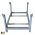 Layher Modul-Palette 830 Lagerpalette systemfrei - Belastung 2000 kg  Artikelnummer: LB-7042.002  Länge: 1,20 m Breite: 0,80 m Höhe: 1,04 m