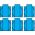 Volrubber verdeeldoos "GOTHA"-2 m voedingskabel H07RN-F 5G2.5 mm² + CEE-stekker 16A, 5-polig, 400V, 6h-6 x Schuko wandcontactdozen 230V -> 3 x automaat 1P+N C16A-1 x Aardlekschakelaar 30mA (standaard)