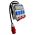 Bouwstroom verdeler 32A met aansluitsnoer CEE | 2 x CEE-16/400 V stopcontact, 1 x CEE-32/400 V en 4 x 230 V geaarde stopcontacten | incl. 32A en 16A zekeringautomaten | 813710