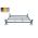 Stapelrek voor magazijninrichting 1370x1000 | 1545x1180x310 mm buitenafmeting | 1300x930 mm binnen-afmeting | Laadvermogen 2.000 kg