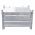 Verzinkte stapelbak M met 2 kleppen vaste constructie 800x1000x500mm W.L.L. 2.000 kg  - 1446.10000051