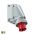 535-6 | CEE opbouw contactdoos IP67, 5-polig, 400 V, 6h 63A | EAN-Code: 4028232202463 | Sirox PCE 835.356/103382