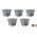 5x Bouwwaterput met sleuven en 2 beluchte kranen met RVS Standleiding 110x107x110cm, Afmetingen: 1,1x1,1x1,1 meter, 2x beluchte kraan (¾”), Hijsogen, lepelsleuven, aansluiting warmtemeter - Gratis verzending