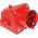 CEE opbouw toestelcontactdoos 32A 5-polig | 415V 6h | PCE 525-6V | kleur Rood | 103353