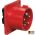 625-6F7V | CEE toestel contactdoos IP44, 5-polig, 400V, 6h 32A | Flensmaat 75 x 75 mm steek 60x60mm | EAN-Code: 4028232031421 | Sirox PCE 606.256-1/103561