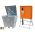 Bouwmeterkast 80A-1306 met bouwwaterput | Actie | 1x CEE 63A 5p 380V | 2x CEE 32A 5p 380V | 1x CEE 32A 4p 380V | 6x schuko 16A 230V | Artikelnummer: 1446.603331 | MERZ/PCE