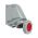 135-6 CEE 63A opbouw wandcontactdoos 5-polig 6h IP67 Power TWIST | Rood/grijs | 831.356 / 102638 Sirox PCE